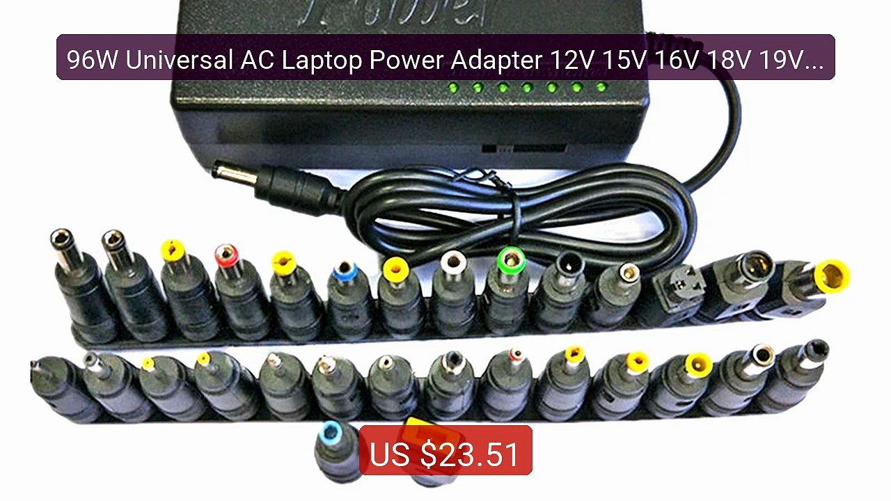 96W Universal AC Laptop Power Adapter 12V 15V 16V 18V 19V 4.5... -- Amazing Value 2026 | Must Have!