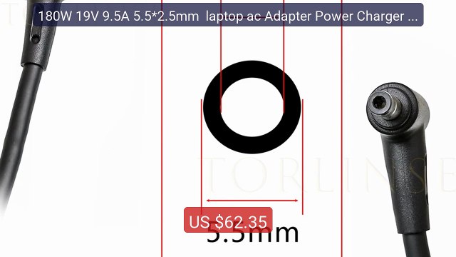 180W 19V 9.5A 5.5*2.5mm laptop ac Adapter Power Charger fo... Top Pick 2026 | Unbeatable Price!