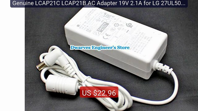 Genuine LCAP21C LCAP21B AC Adapter 19V 2.1A for LG 27UL500 ... Top Pick 2026 | Unbeatable Price!