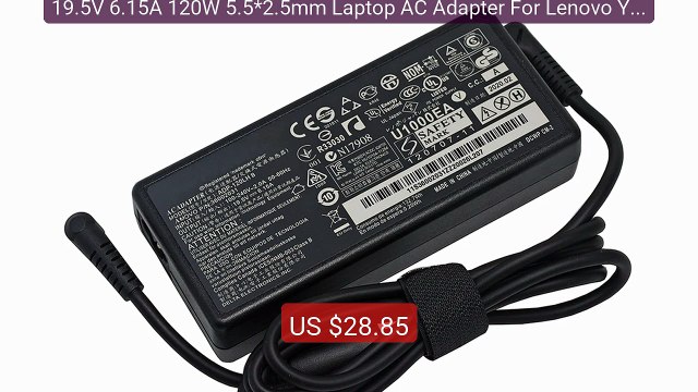 19.5V 6.15A 120W 5.5*2.5mm Laptop AC Adapter For Lenovo Y460 Y570 Y... Top Rated 2026 | Buy Now!