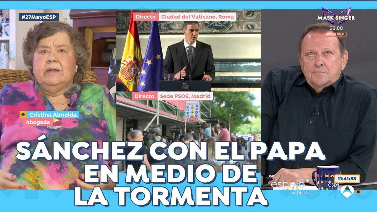 Susanna Griso rescata del desván a Cristina Almeida para que respalde al imputado Zapatero