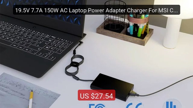 19.5V 7.7A 150W AC Laptop Power Adapter Charger For MSI Chicony GP6... Top Rated 2026 | Buy Now!
