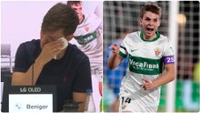 Aleix Febas se emociona anunciando que se va del Elche