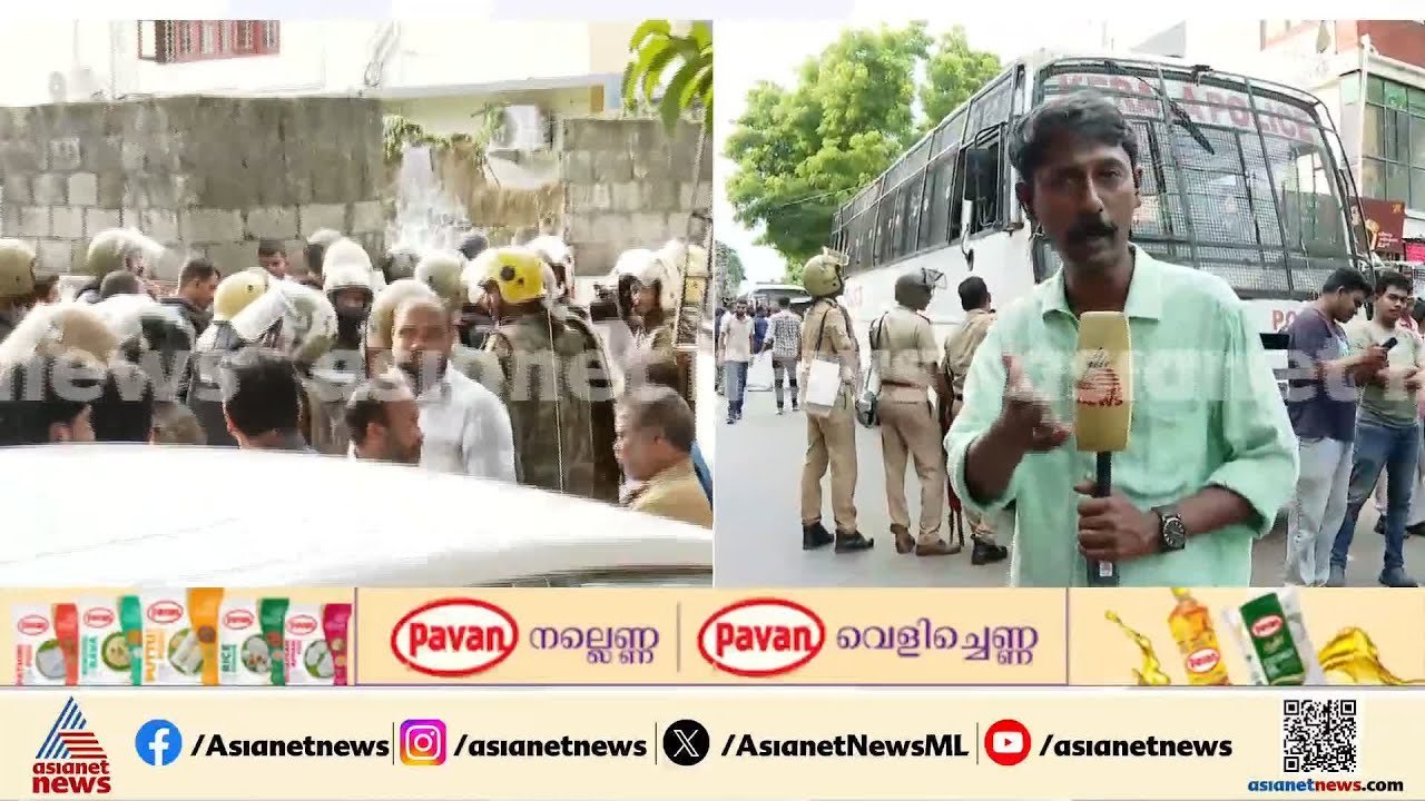 പാളയം ഏരിയ കമ്മിറ്റി ഓഫീസില്‍ നിന്നും പ്രതികളെ അറസ്റ്റ് ചെയ്യാന്‍ പൊലീസ്; സംഘർഷം ഒഴിവാക്കാൻ ചർച്ച