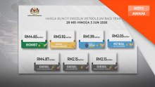 Harga RON97 turun 20 sen, RON95 tanpa subsidi turun 15 sen