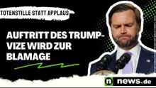 J.D. Vance: Totenstille statt Applaus – Auftritt des Trump-Vize wird zur Blamage