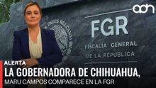 🚨¡Última Hora! La gobernadora de Chihuahua, Maru Campos comparece en la FGR