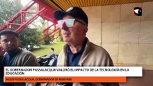 El gobernador Passalacqua valoró el imparto de la tecnología en la educación