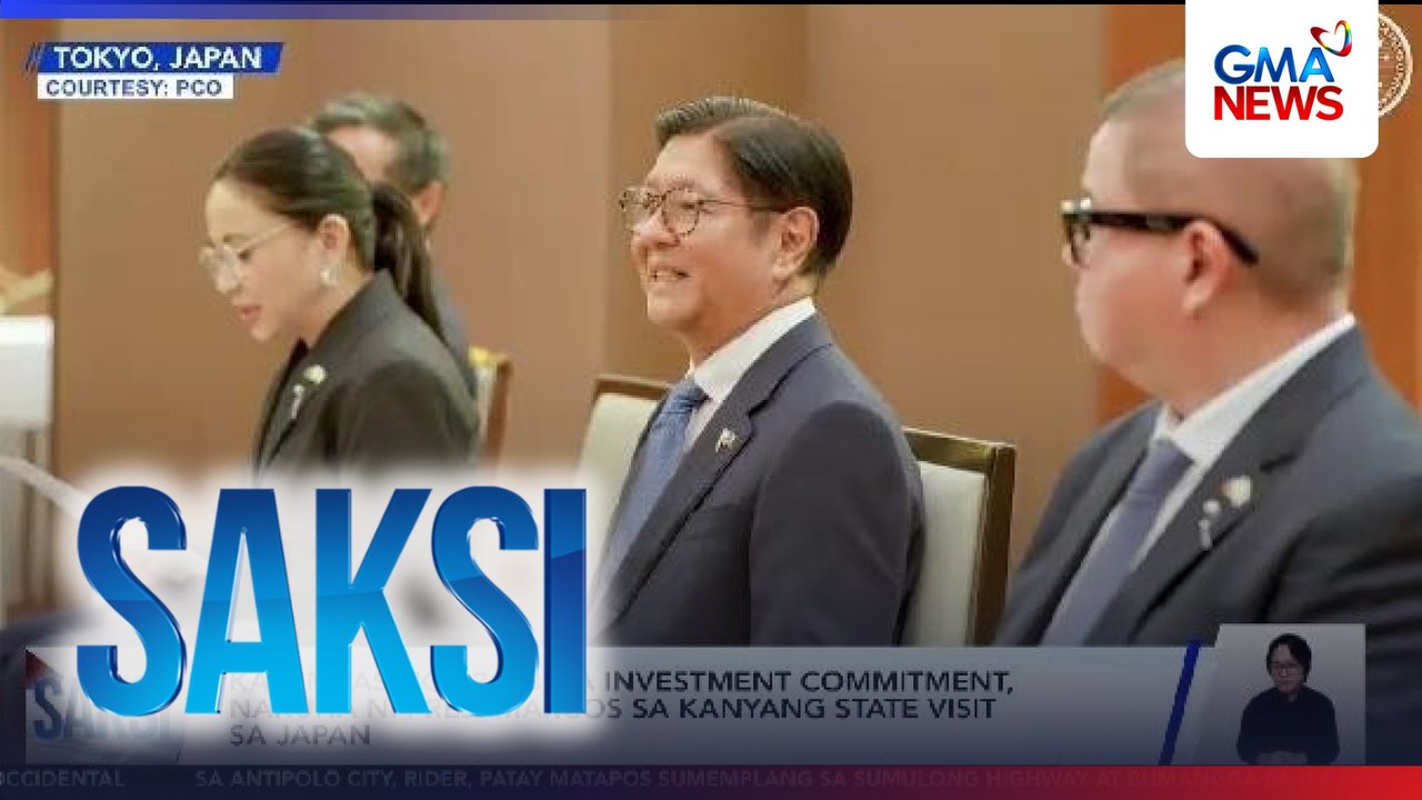 Japan state visit -- Katumbas ng P210B na investment commitment, nakuha ni Pres. Marcos | Saksi