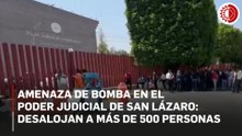 Desalojan el Edificio del Poder Judicial por amenaza de bomba