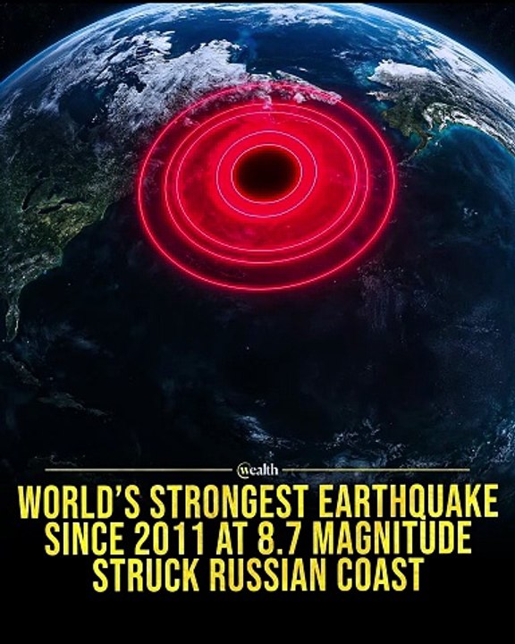 World’s Strongest Earthquake Since 2011 At 8.7 Magnitude Struck Russian Coast 🌍🌊 #shorts #earthquake #russia #disaster #science #nature