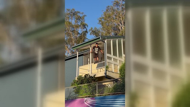 Scooter Trick Ends in Painful Collision With Pole