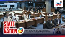Posibleng pag-apruba sa pag-amyenda sa Senate rules, naiwasan dahil sa pag-walkout ng Minorya | SONA