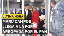 Maru Campos comparece ante la FGR por caso de la CIA en Chihuahua