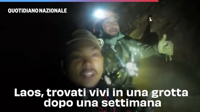 Laos, trovati vivi in una grotta dopo una settimana