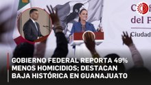 “No es casualidad”: Sheinbaum atribuye baja de homicidios a coordinación del Gabinete de Seguridad