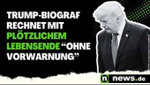 Donald Trump bald tot?: Trump-Biograf rechnet mit plötzlichem Lebensende "ohne Vorwarnung"