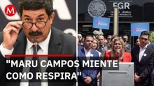 Javier Corral acusa a Maru Campos de victimizarse