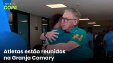 Neymar e Ancelotti, festival de abraços: veja as primeiras imagens da Seleção Brasileira reunida