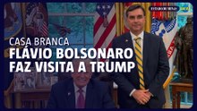 Em visita, Flávio pede que Trump declare CV e PCC como organizações terroristas
