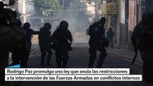 Rodrigo Paz promulga ley que anula límites al estado de excepción en Bolivia;