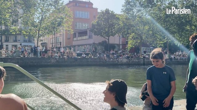Paris : opération anti-plongeons sur le canal Saint-Martin