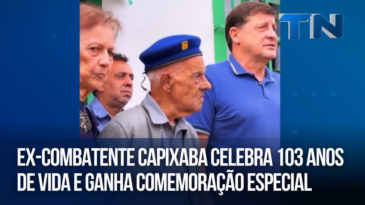 Ex-combatente capixaba celebra 103 anos de vida e ganha comemoração especial