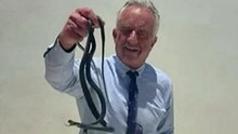 El vídeo viral del secretario de Salud de EEUU, Robert F. Kennedy Jr., manipulando una serpiente