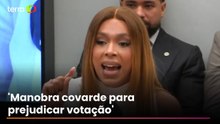 Erika Hilton chama de 'manobra covarde' proposta do PL que defende escala 4x3