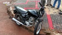 Motociclista fica ferido em batida no bairro São Cristóvão em Cascavel