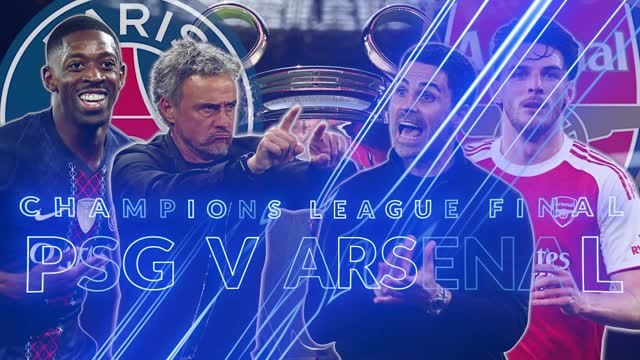 PSG and Arsenal prepare for huge Champions League final clash