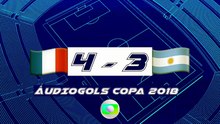 Áudiogols | França 4x3 Argentina (Globo 2018)