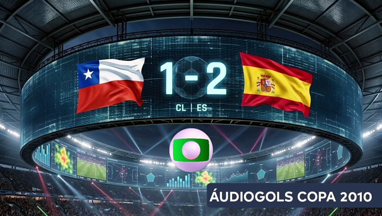 Áudiogols | Chile 1x2 Espanha (Globo 2010)