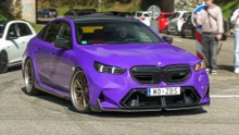 Cars Leaving Nürburgring Tankstelle - LOUD Aventador, Skyline R32, 2JZ Supra, XE SV Project 8