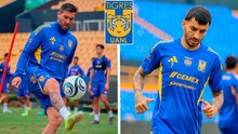 Tigres entrena en El Volcán, para la gran final contra Toluca de Concachampions