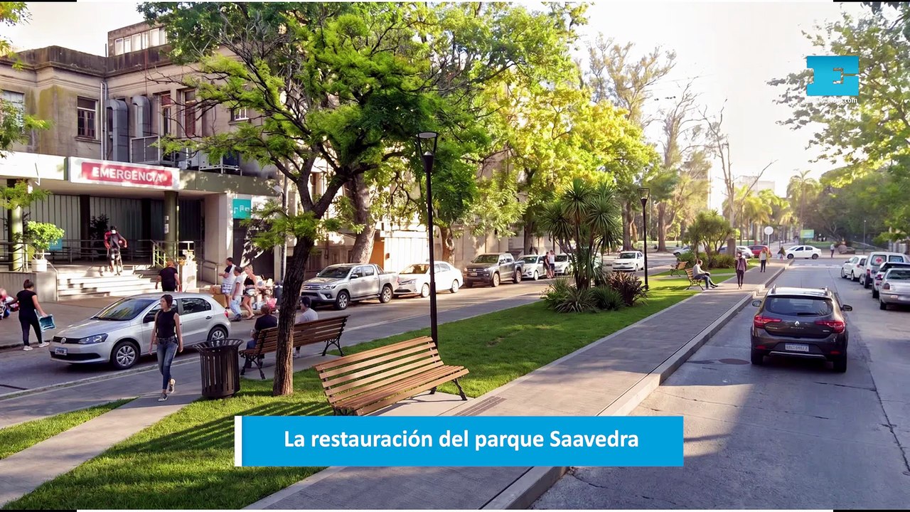 La restauración del parque Saavedra