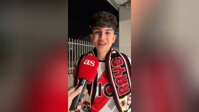 La afición del Rayo, entre lágrimas, pero orgullosa de su equipo