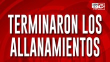 Terminaron los allanamientos: se llevan a dos mujeres
