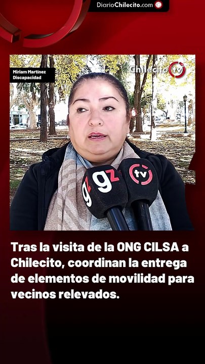 Tras la visita de la ONG CILSA a Chilecito, coordinan la entrega de elementos de movilidad para vecinos relevados.