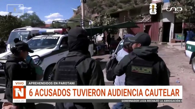 APREHENDIDOS PAROTANI CBBA