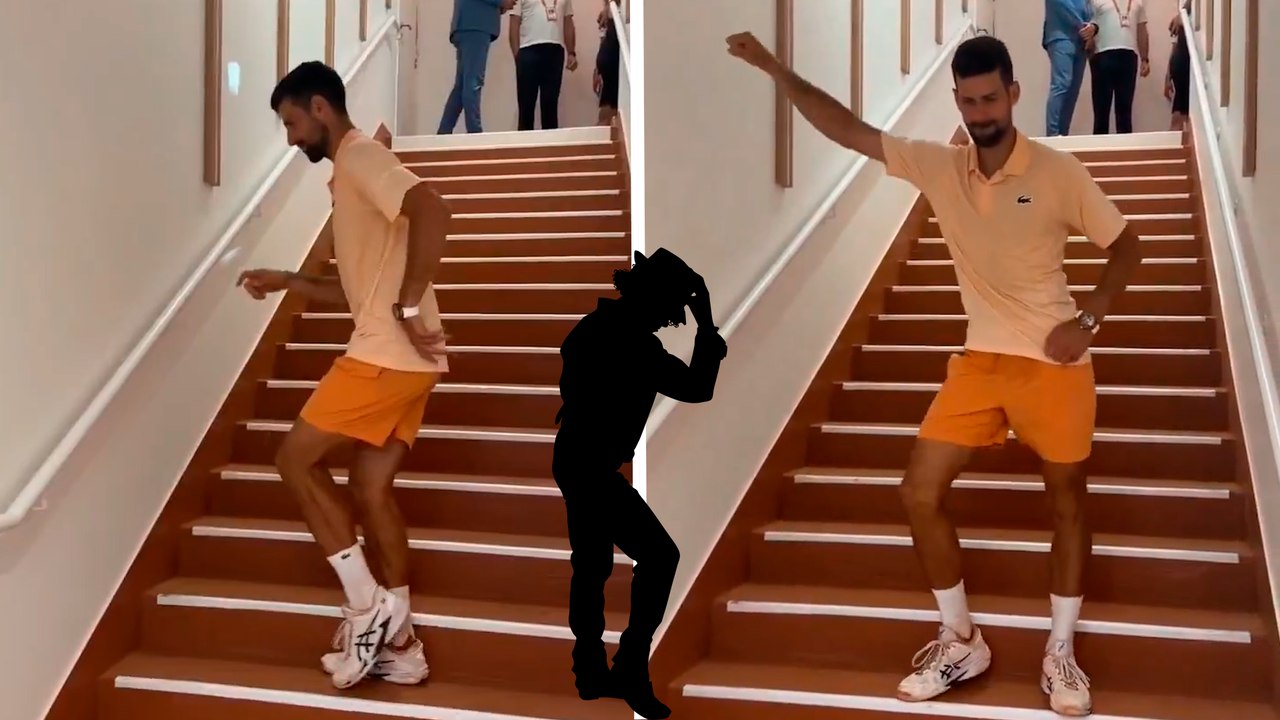 Novak Djokovic celebra con un baile la victoria en Ronald Garros, así su imitación de Michael Jackson