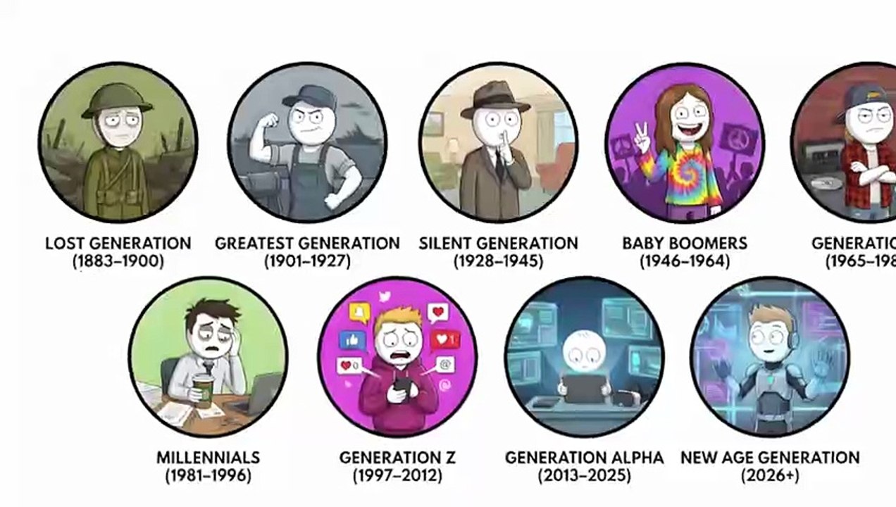 Every Generation & Their Struggles Explained
