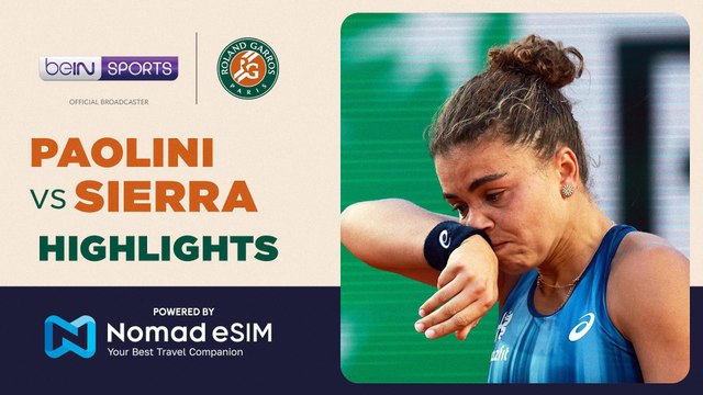Jasmine Paolini vs Solana Sierra | Roland-Garros 2026 | Match Highlights
