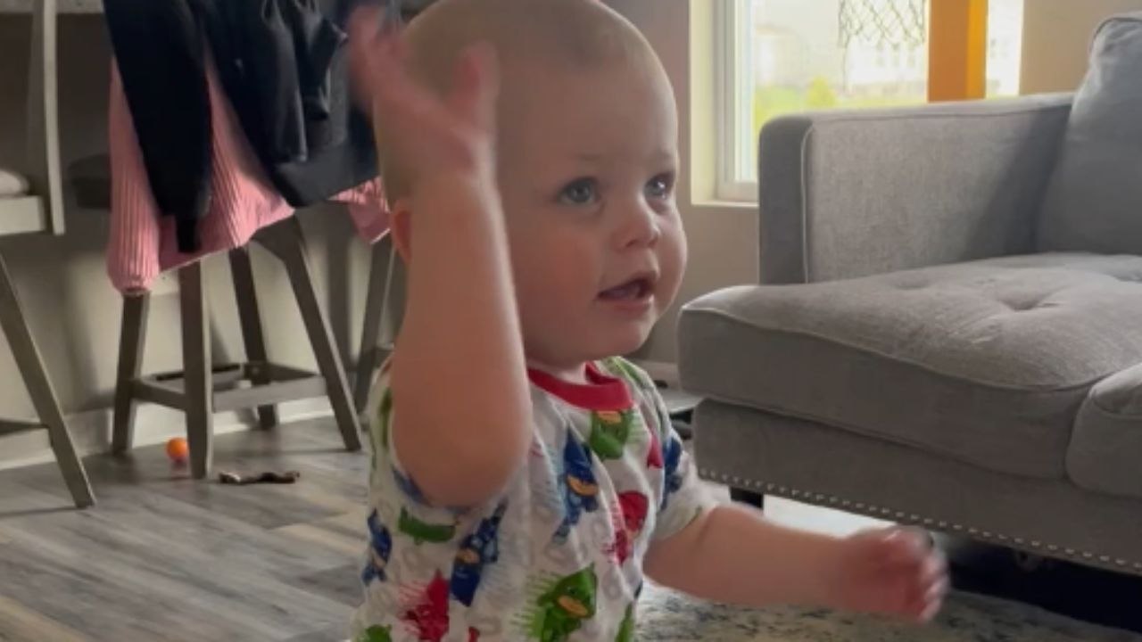 He's got it down pat!