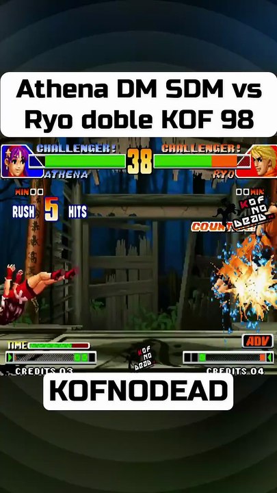 Athena DM SDM vs Ryo doble en KOF 98