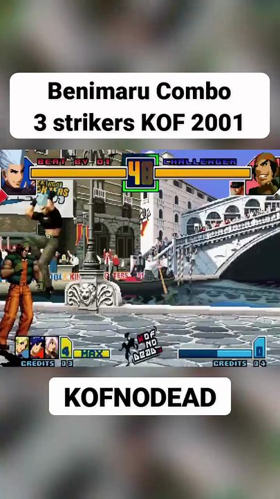 Benimaru Combo 3 strikers KOF 2001