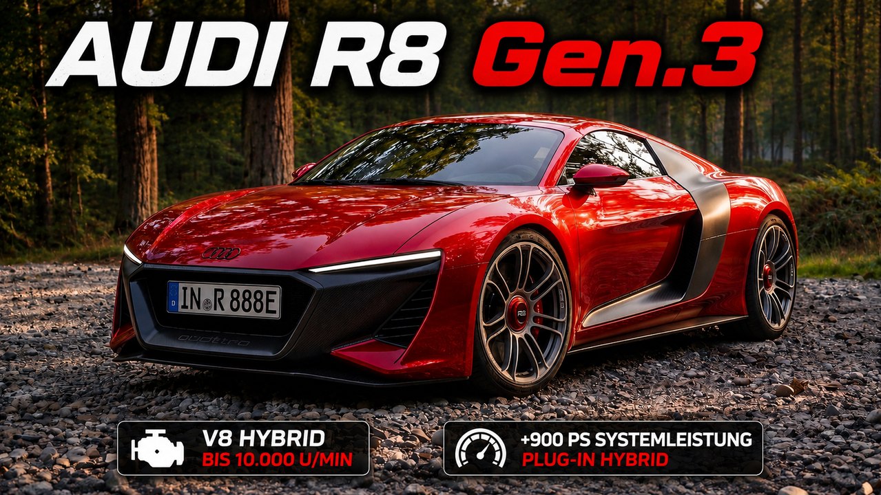 Neuer Audi R8: So extrem könnte der neue Supersportler aussehen