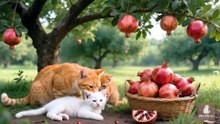 Mama Cat Trims Fur on the Farm and Makes Tiger Hat For Kittens At Home🐾🎩🐯_12