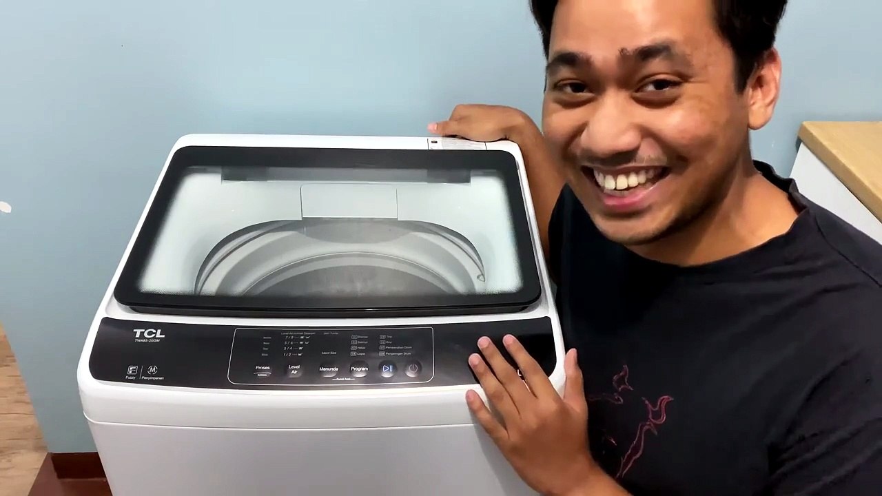 UNBOXING & REVIEW MESIN CUCI OTOMATIS 8 KG TCL...