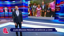 Clara Brugada presume los baños de la Ciudad de México | Qué Importa